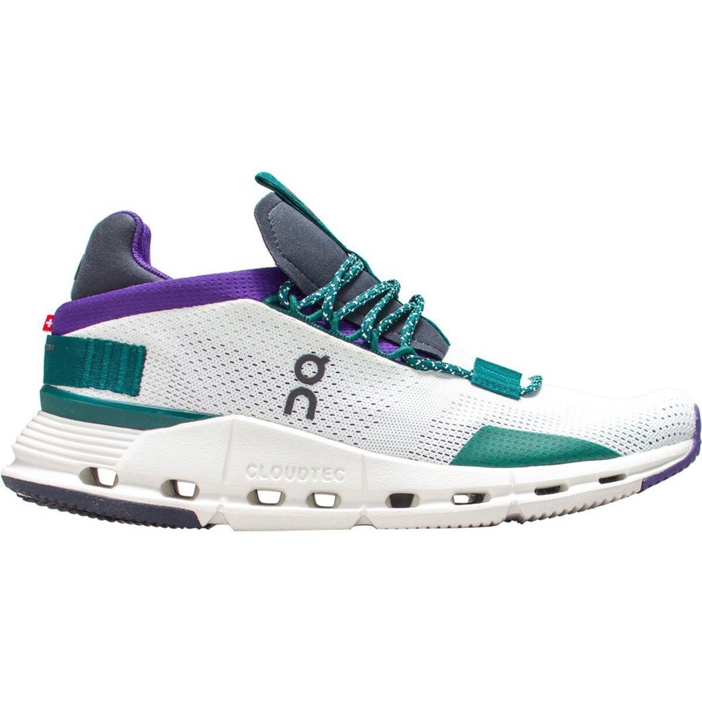 On Cloudnova Sneaker Women’s Size US 7, EU 38 white Violet Green